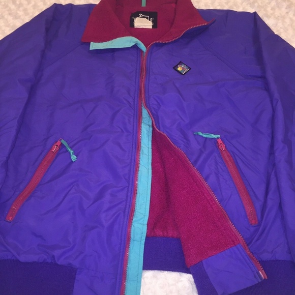 Vintage 80s Ski Jacket Coat Woolrich L Signet Gear - Picture 3 of 5